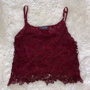 burgundy blouse